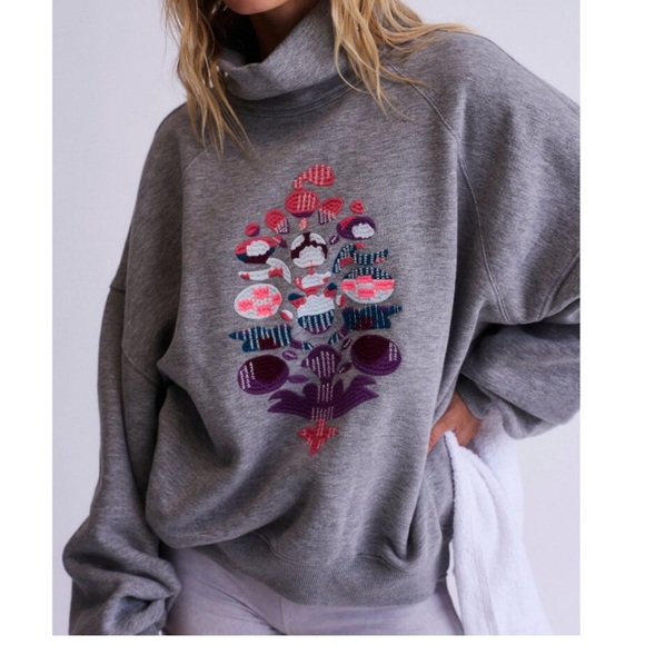 Free People Tops - Free People On Your Mark Sweatshirt